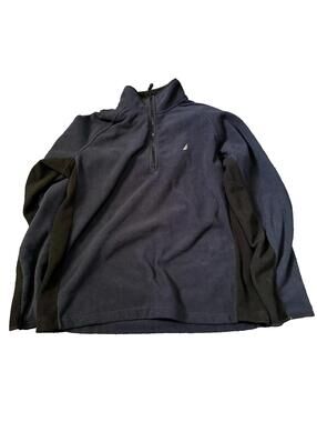 Nautica Pullover Fleece Blue Jacket Mens XL